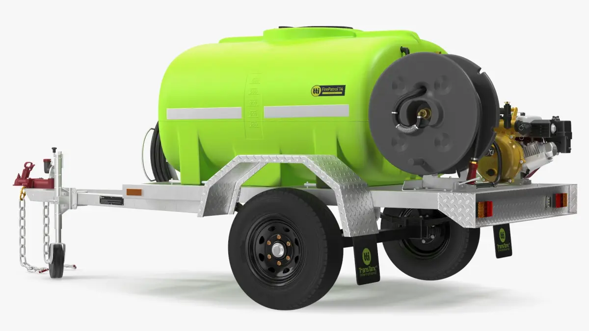 Fire Fighting Trailer 3D model