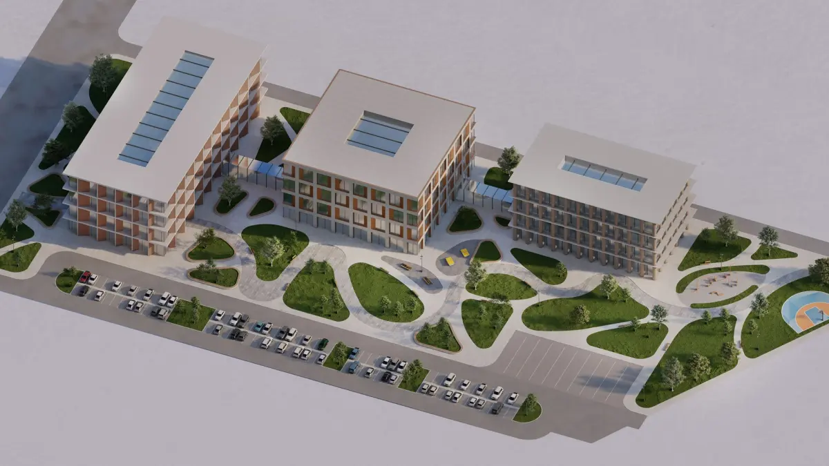 Multifunctional Complex Campus 3D model