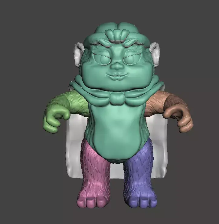 STL File 3D Ewoks Asha 3D print model 3D print model  3D print model purchase