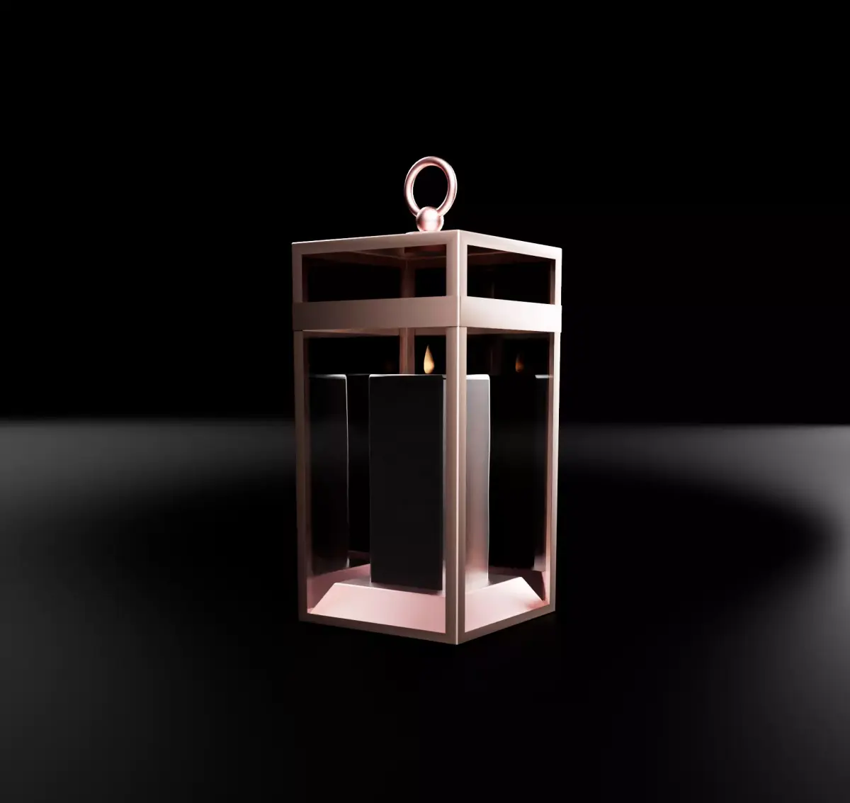 Lantern  Low-poly 3D model