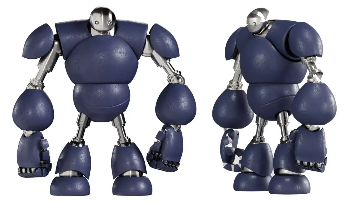 Robot  3D Model Low-poly 3D model