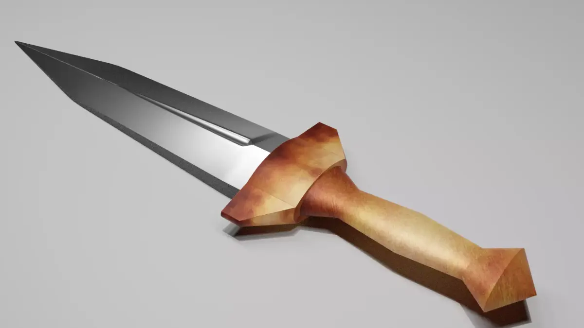 Khanja Indian Style  Blade  3D model
