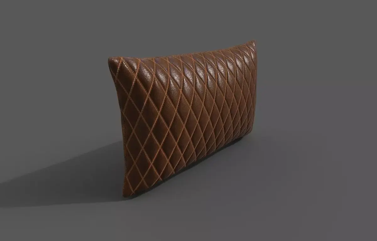 Cushion furniture Low-poly 3D model buy