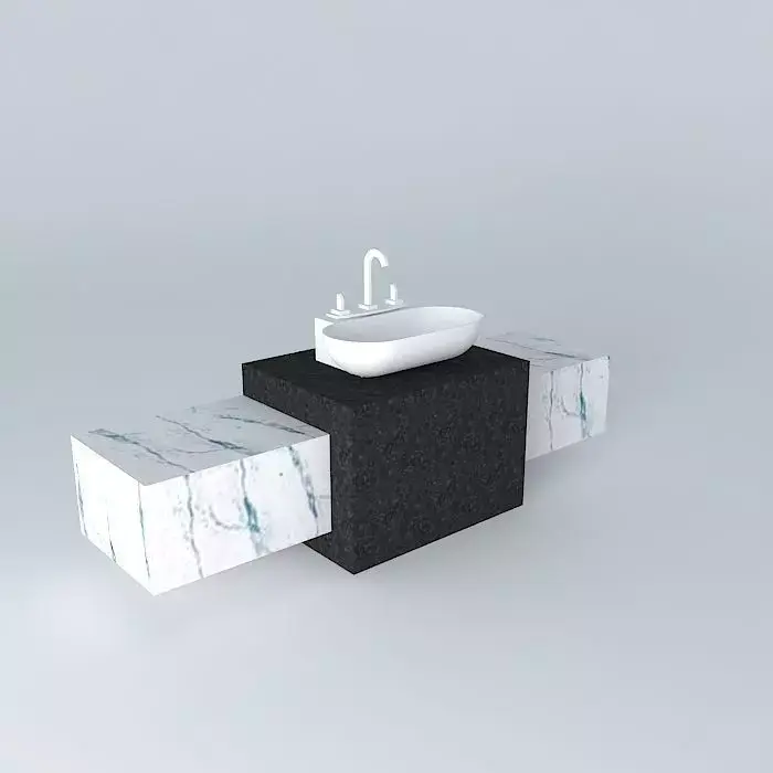 Bahroom sink Free 3D model