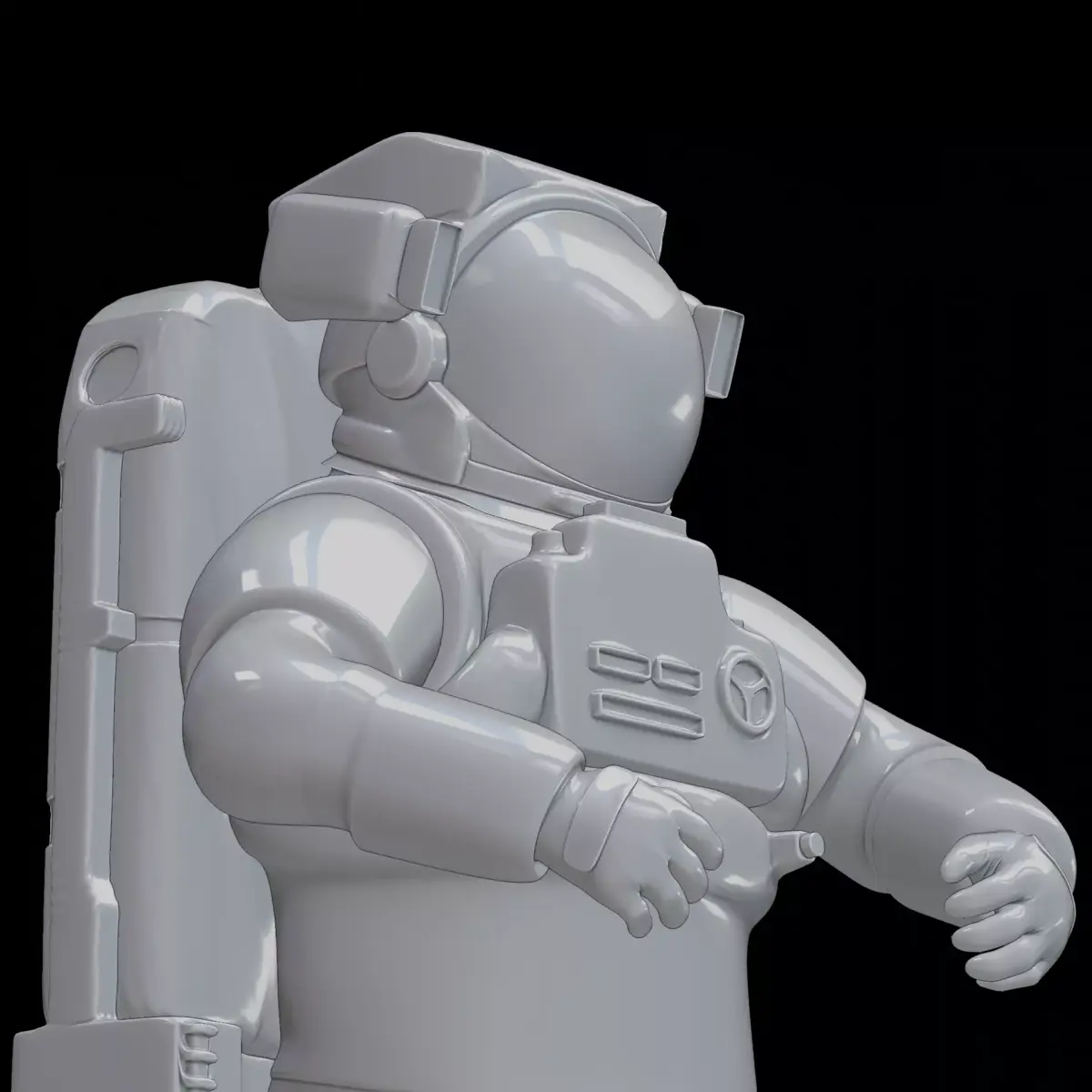 Astronaut space suit 3D print model