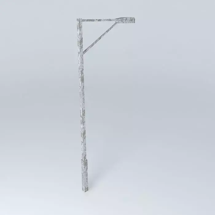 Lamppost street pole Free 3D model