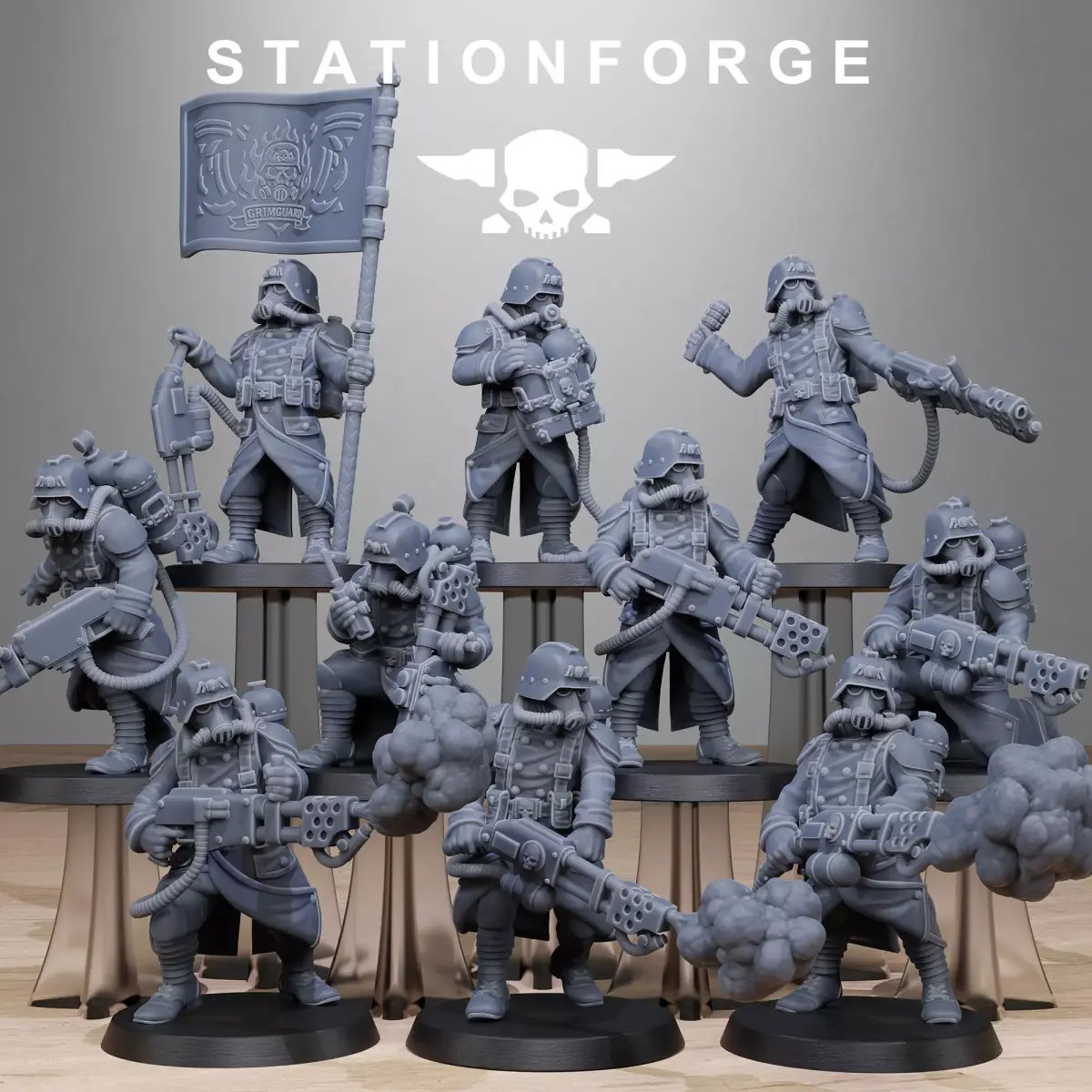 GrimGuard Flamers 3D print model