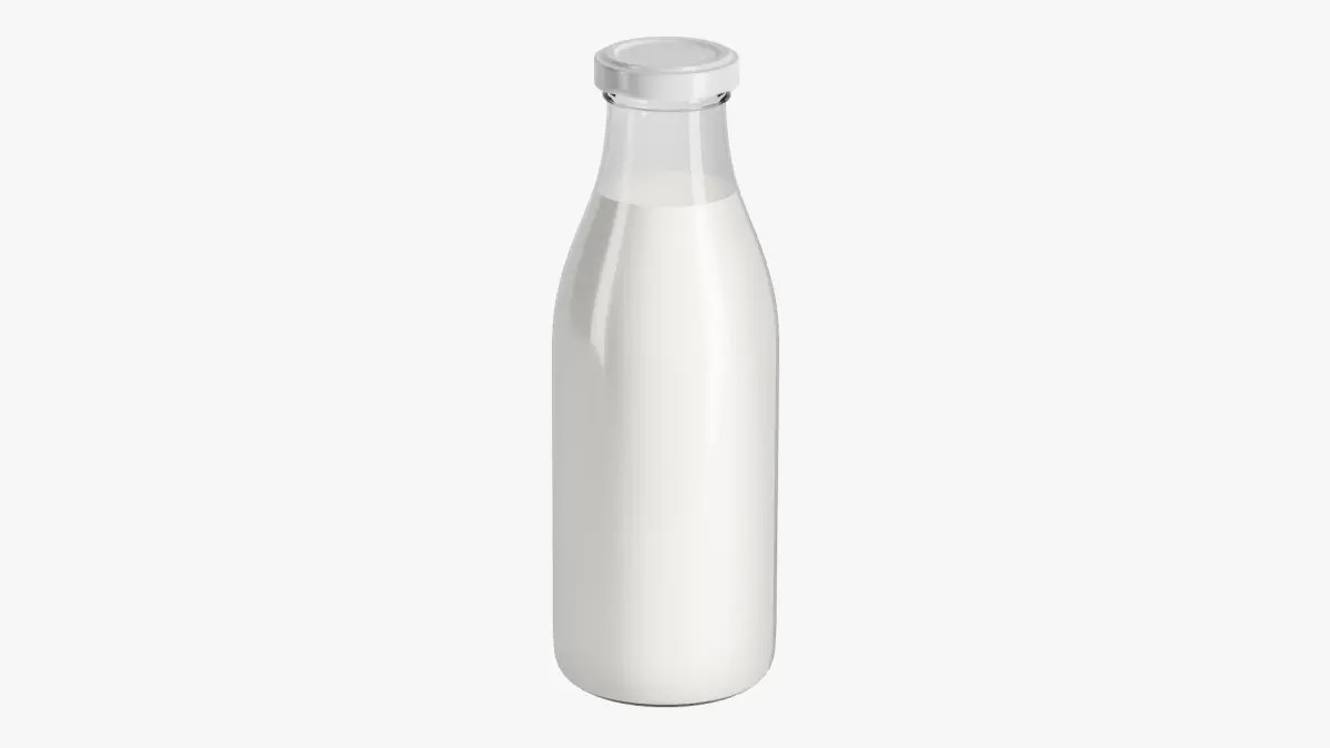 Milk Bottle 3D model