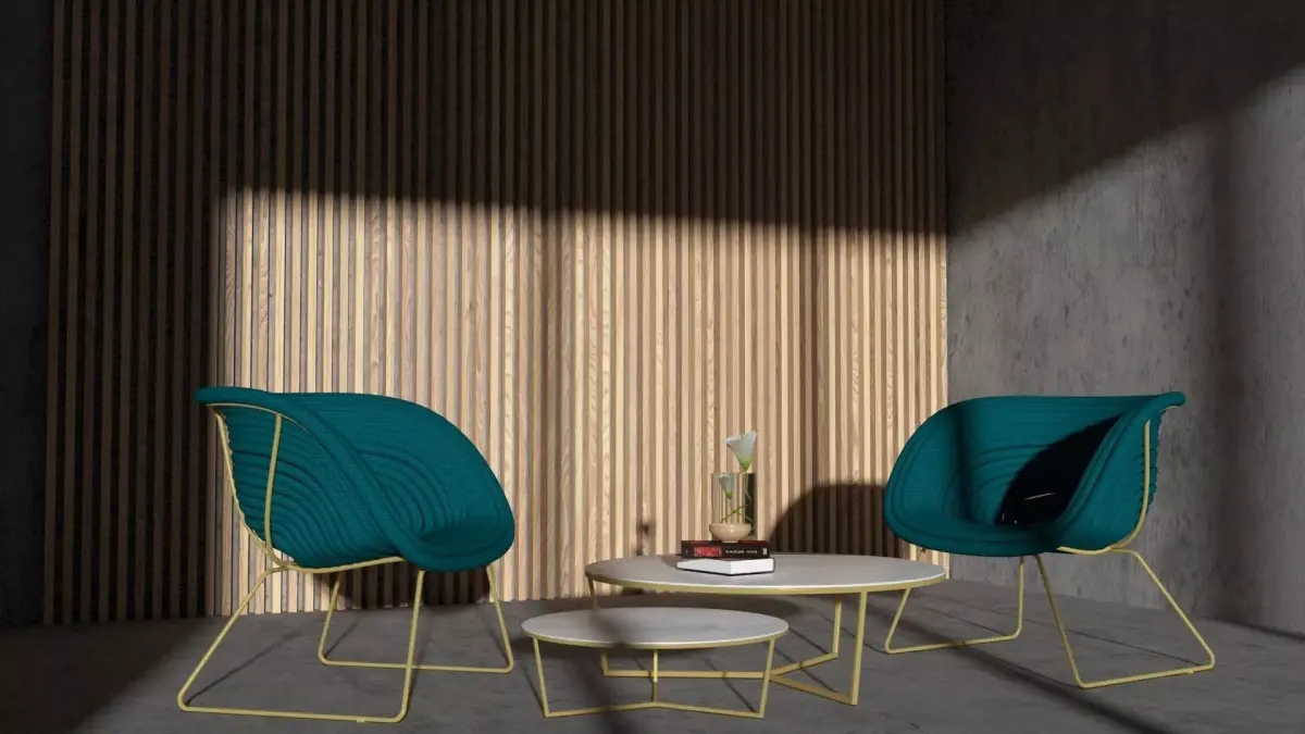 CHAIRS AND TABLE Free 3D model