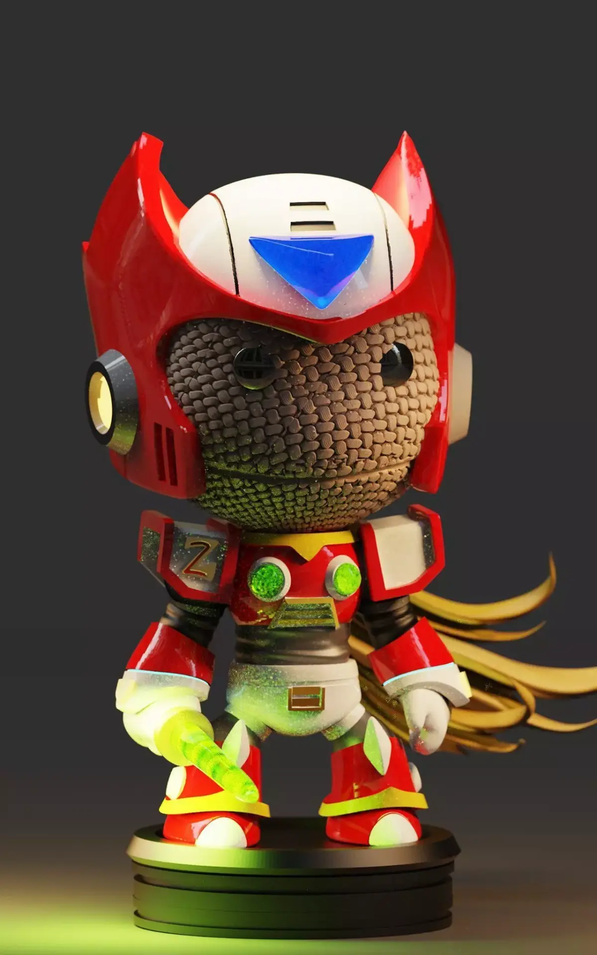 Zero  from Megaman X  3D print model