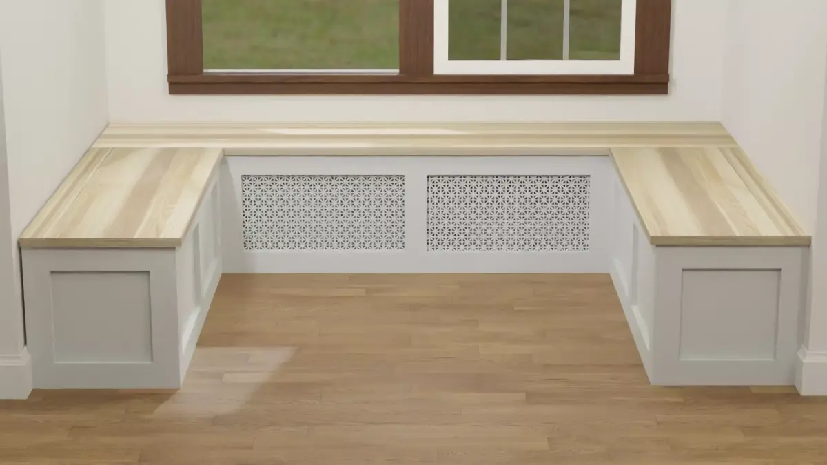 Boyer Breakfast Nook Bench with Storage by Path Design Free 3D model