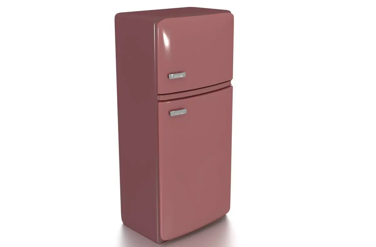 Fridge refrigerator Free low-poly 3D model buy