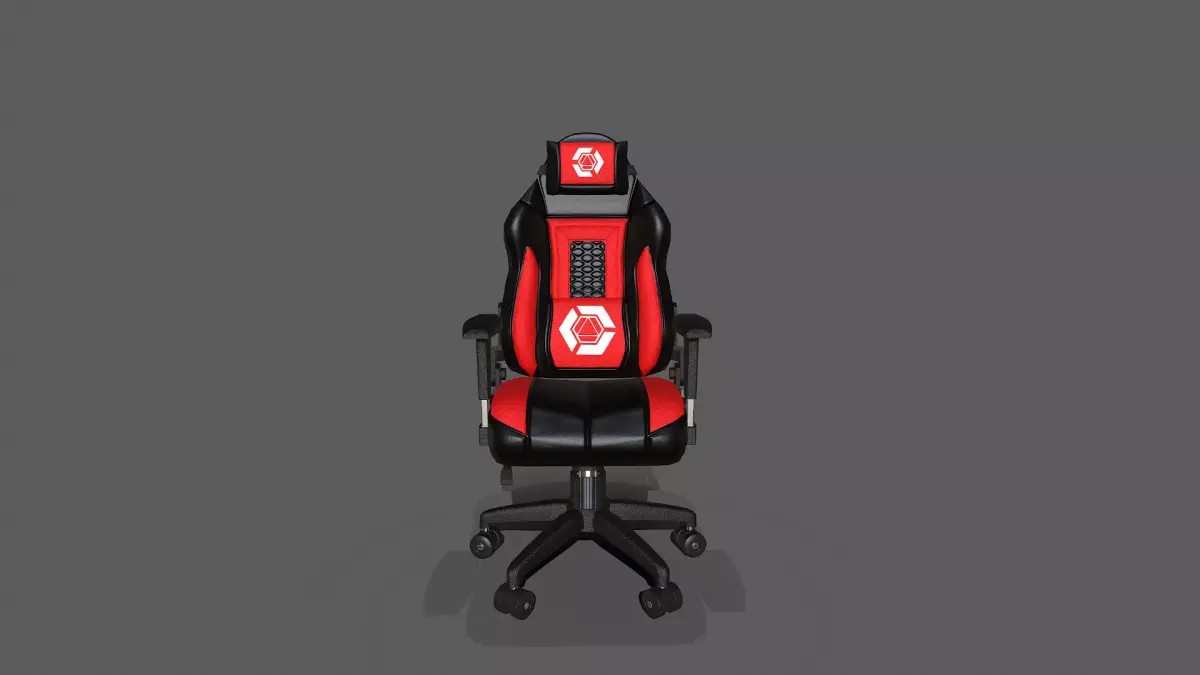 Gamer chair Free low-poly 3D model