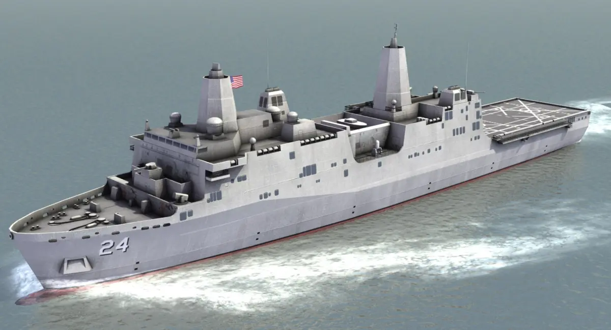 USS Arlington LPD-24 3D model