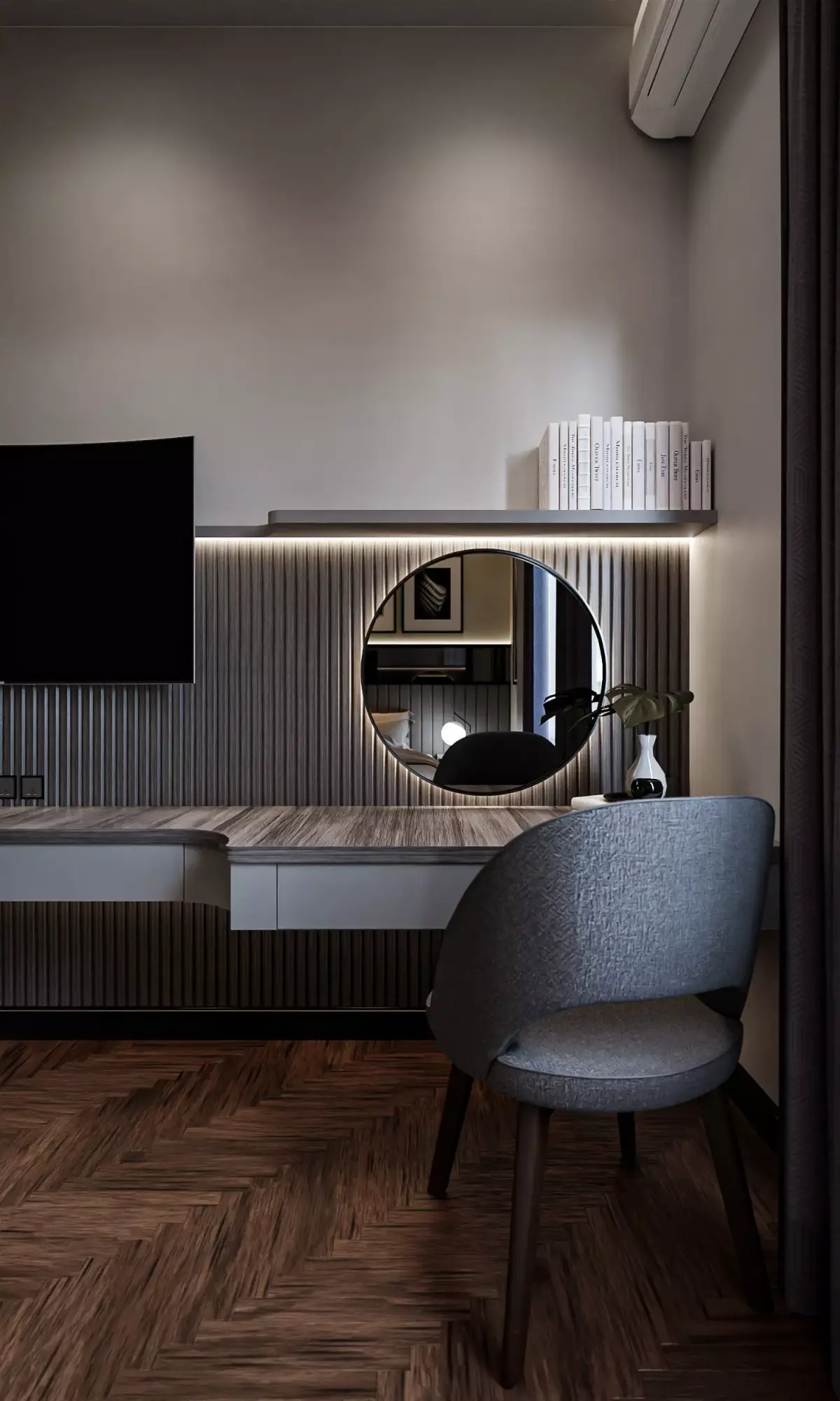 FREE Bedroom Interior Contemporer  Free low-poly 3D model
