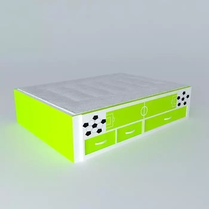 krister bed 2 Free 3D model