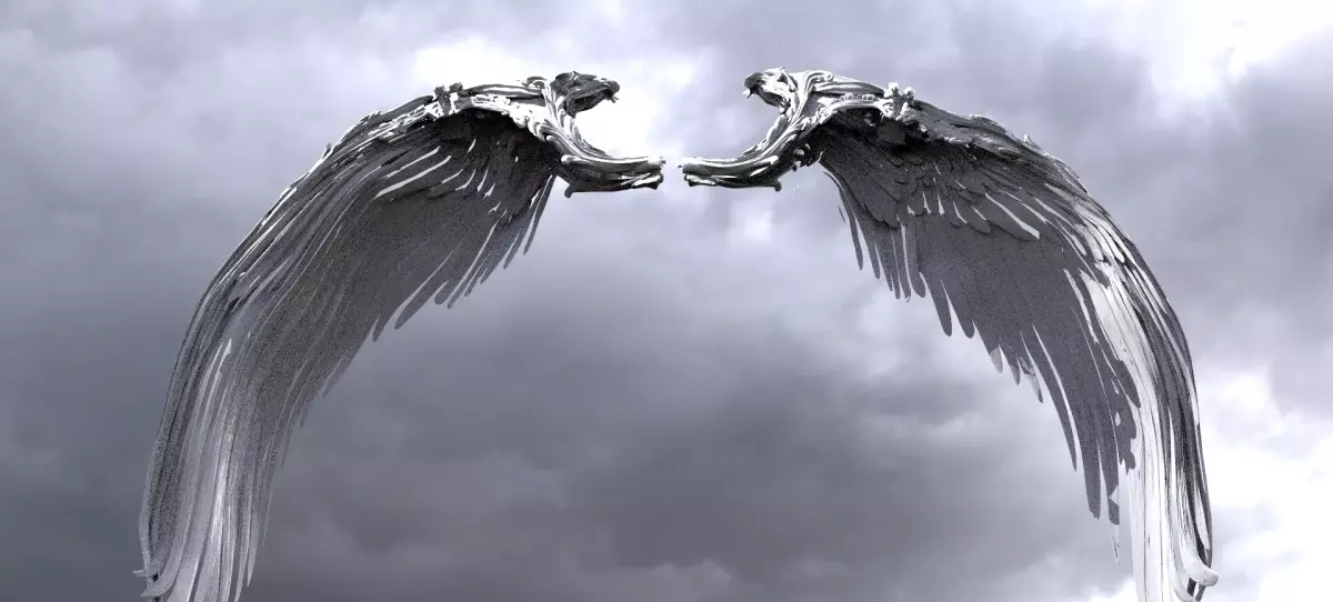 Angel Wings Hybrid Gods  3D model