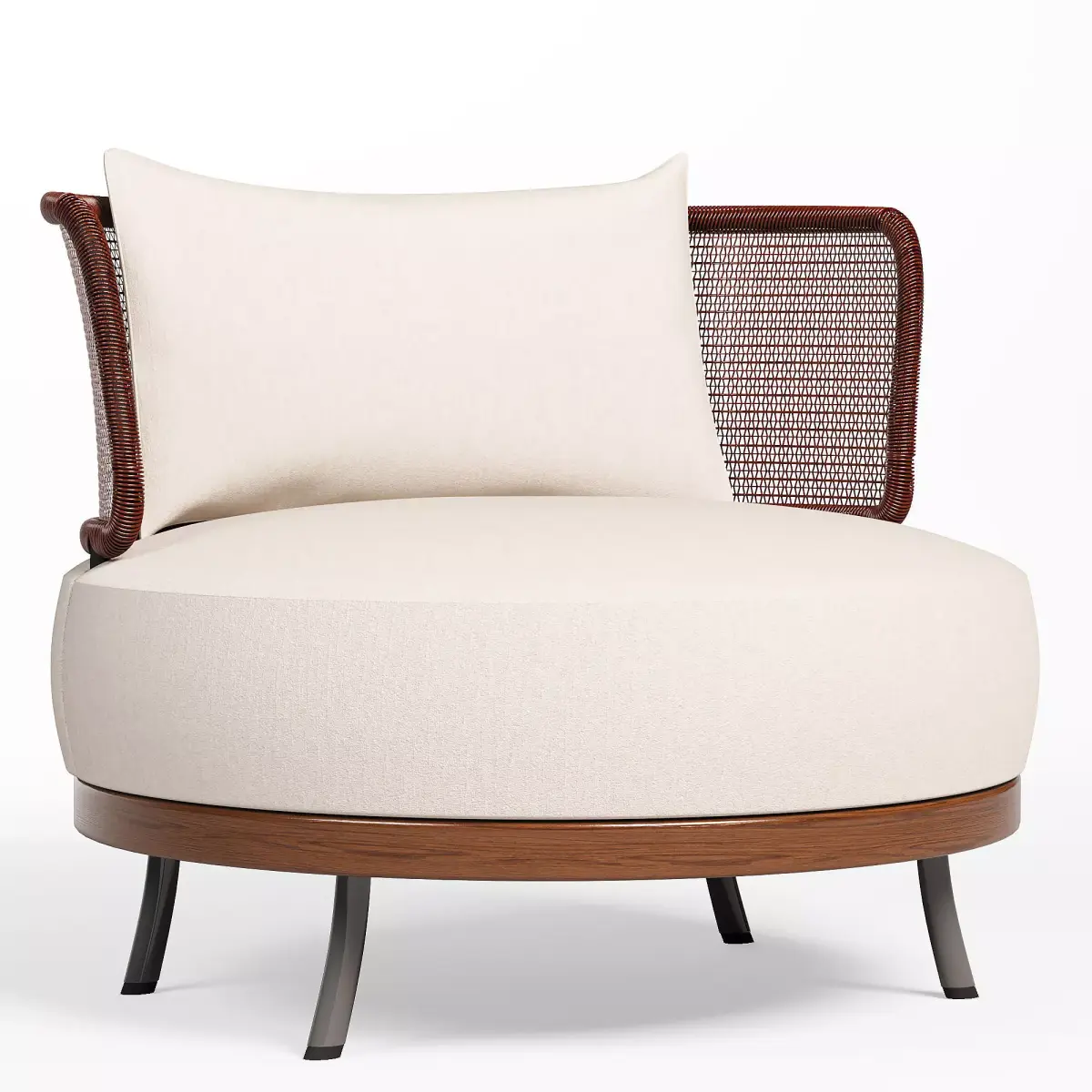 furniture chair Low-poly 3D model