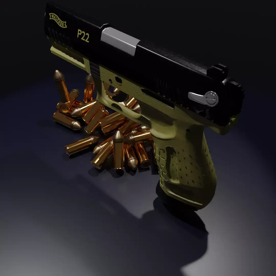 walther p22 3D model