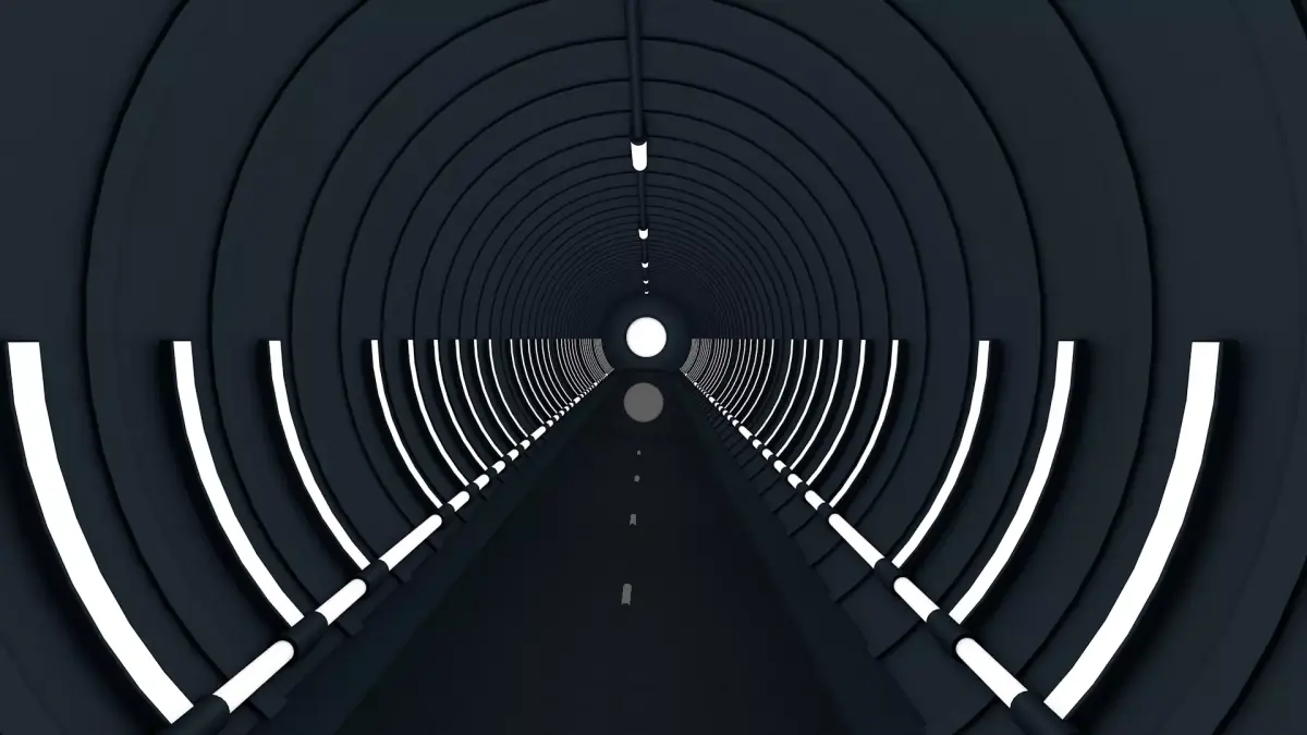 Sci fi Tunnel 3D model 64