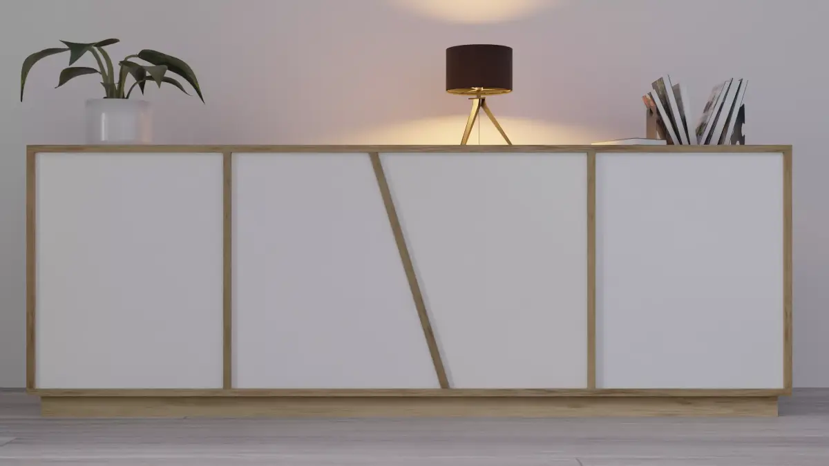Buffet sideboard Free low-poly 3D model purchase