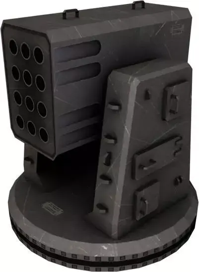 Typhoon Launcher Low-poly 3D model