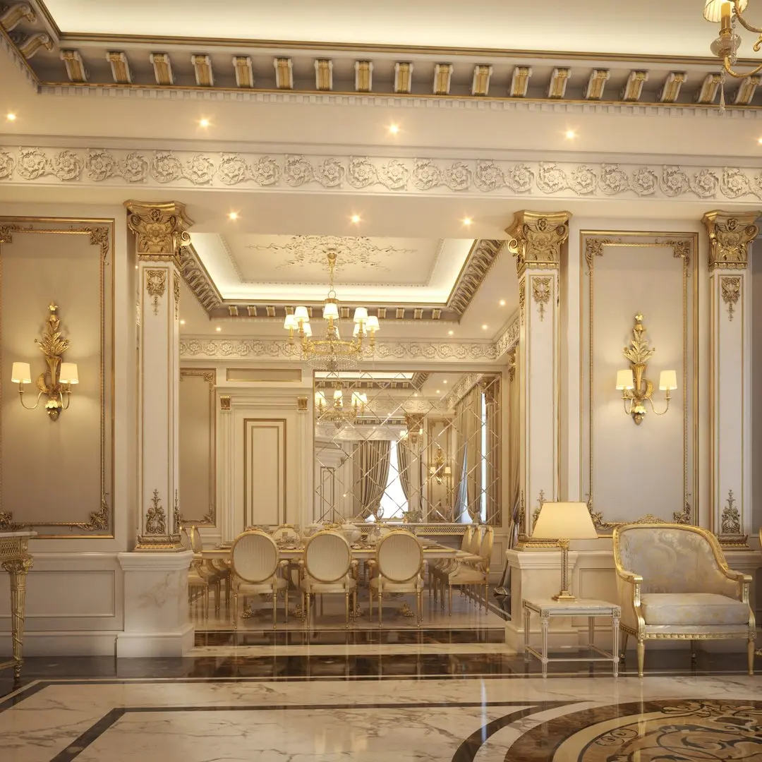 Luxury Living &amp; Dining 3D model