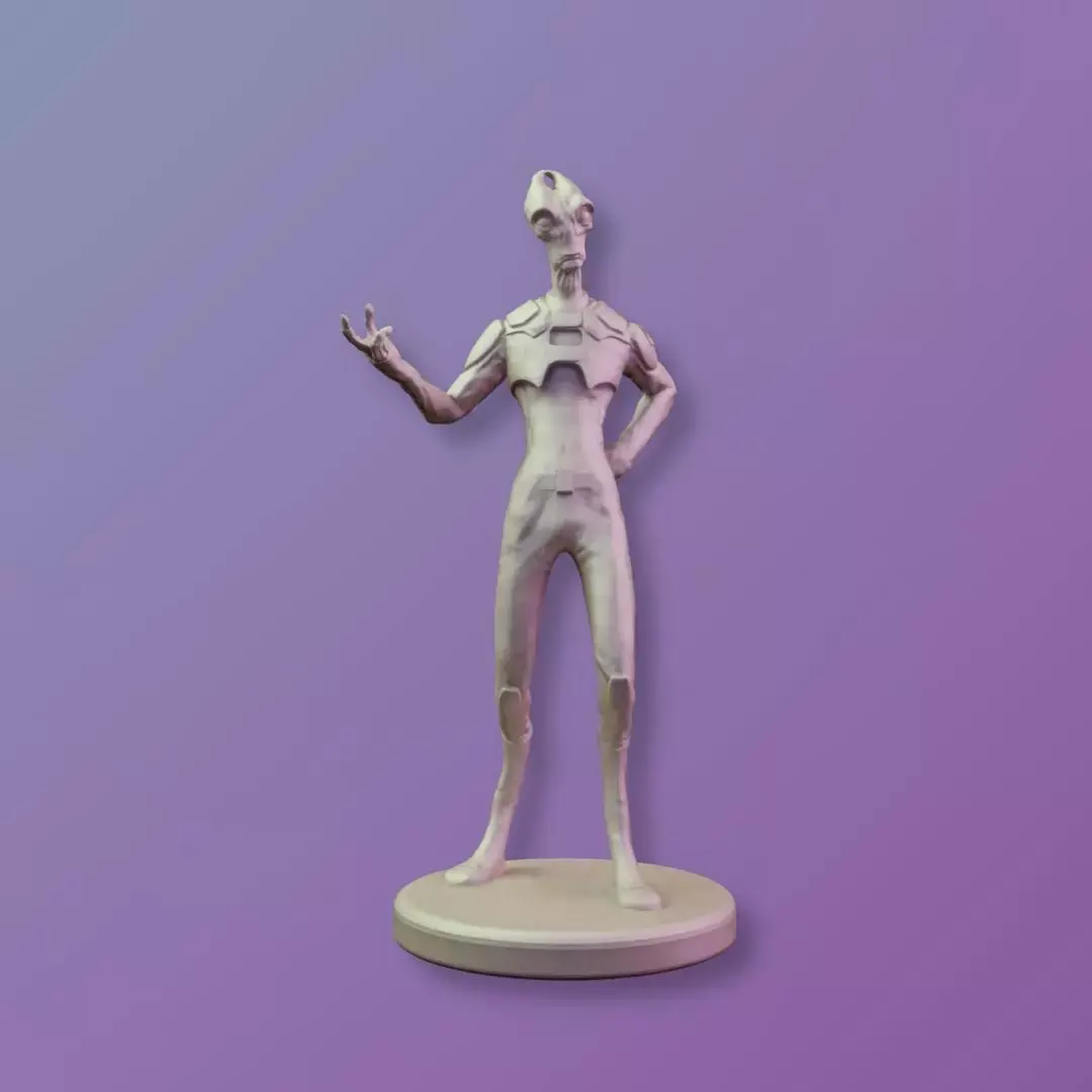 Salarian from Mass Effect 3D print model