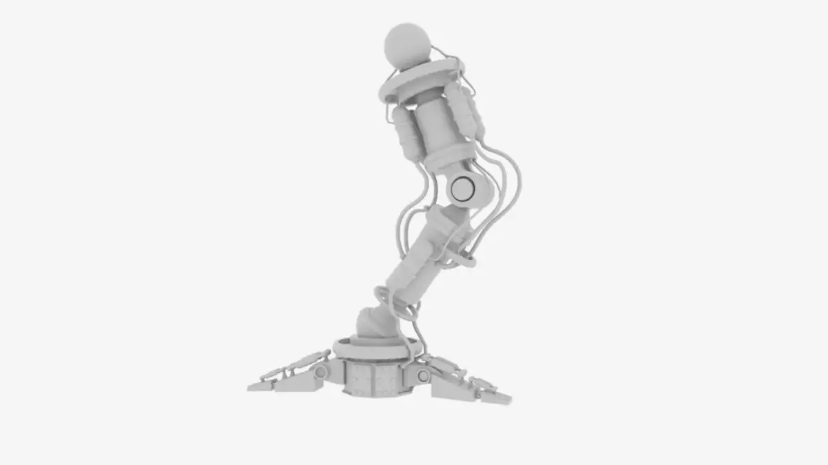 sci-fi robotic machine 3D model