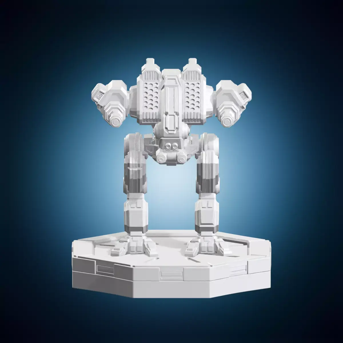 Heavy Assault Miniature Robot 3D print model