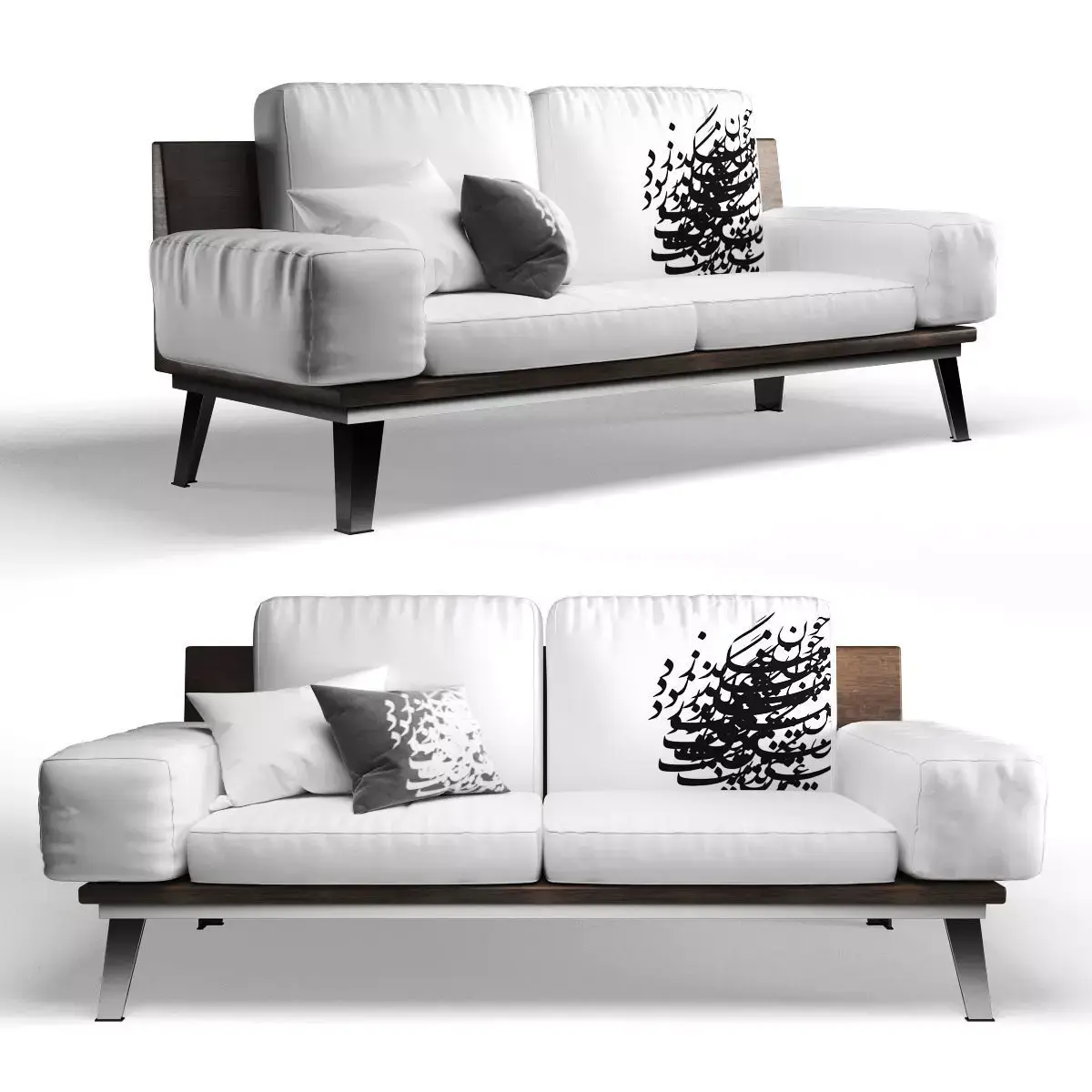 free persian fabric sofa Free 3D model