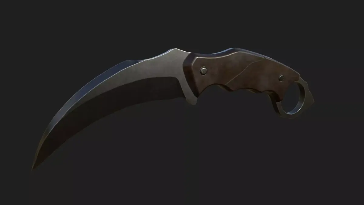 Karambit Knife - Game Ready - 4K PBR Low-poly 3D model