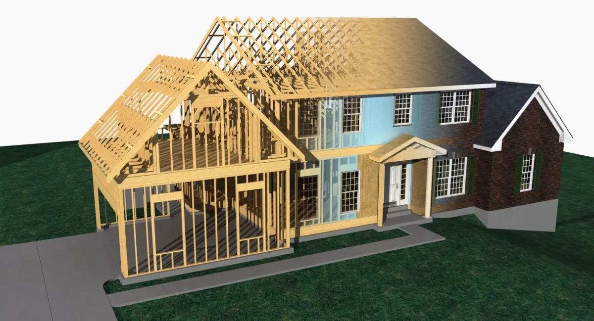 House Framing a0503a3 3D model