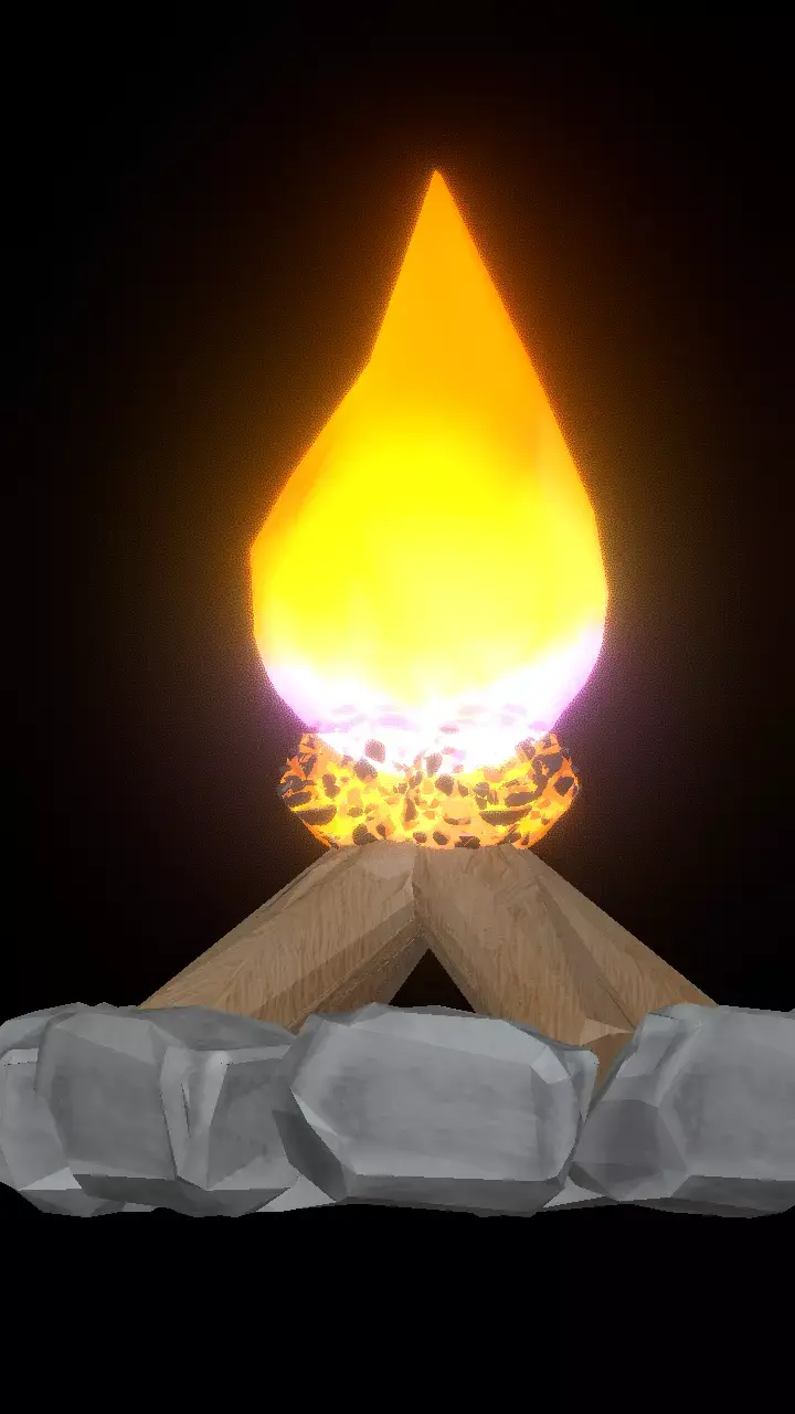campfire  3D model