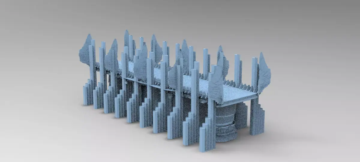 Wizards observation Cathedral Bridge 2 3D model