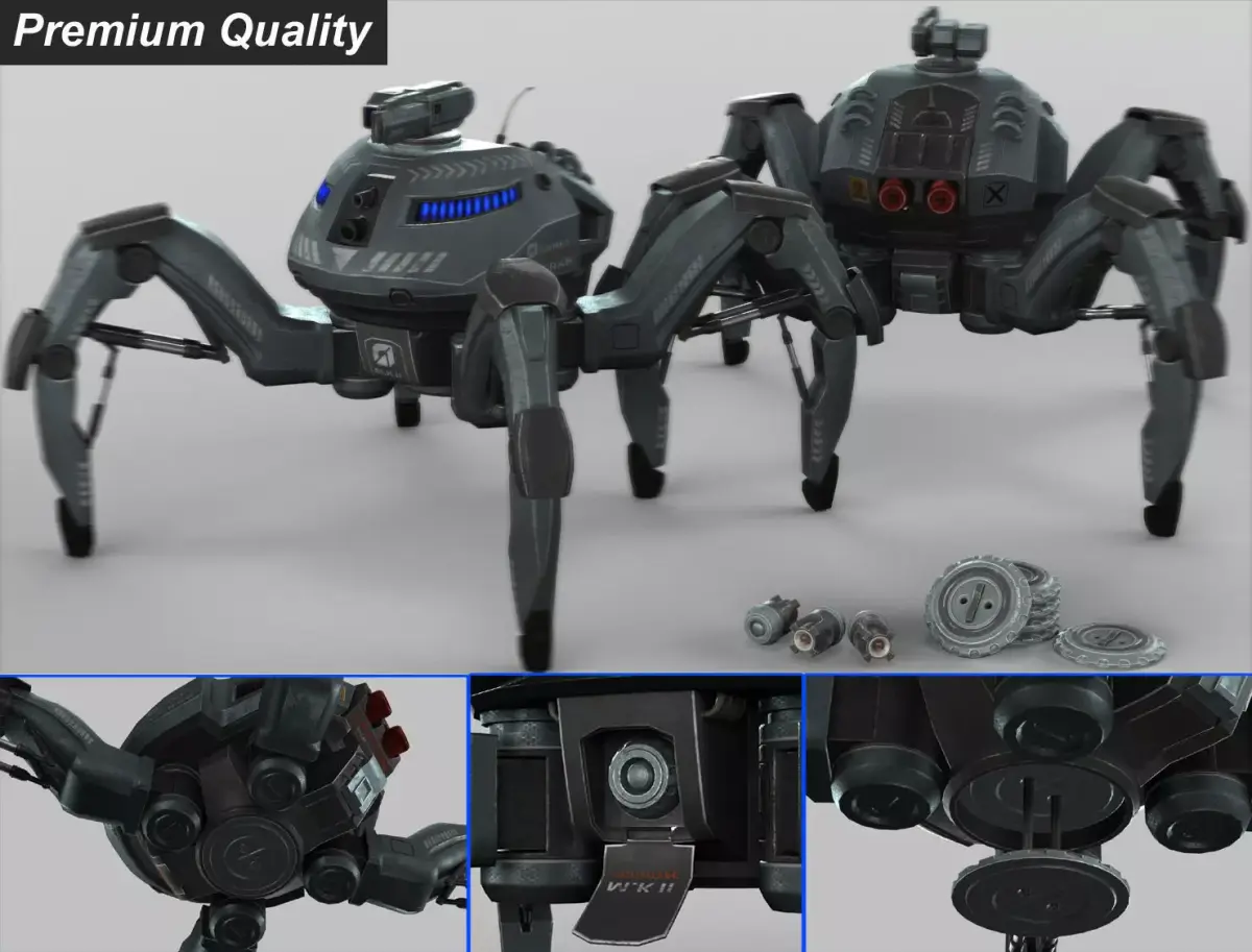Spider Mech SR MK II  3D model