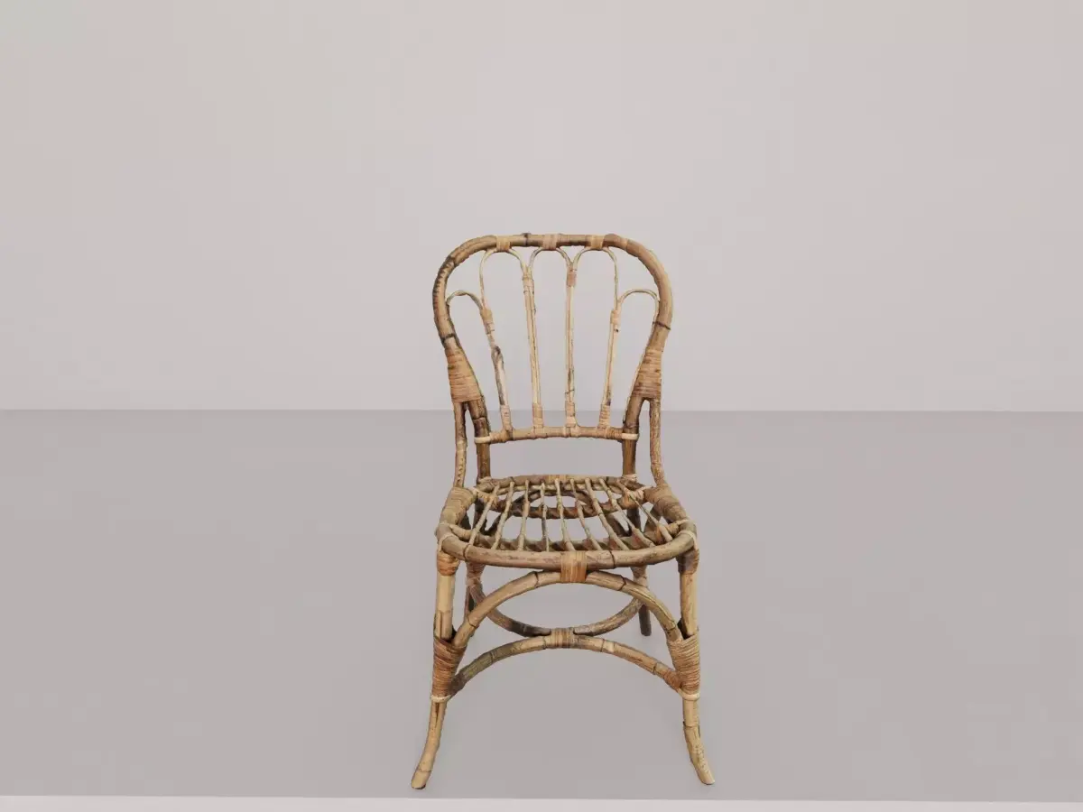 Rattan chair Free 3D model buy