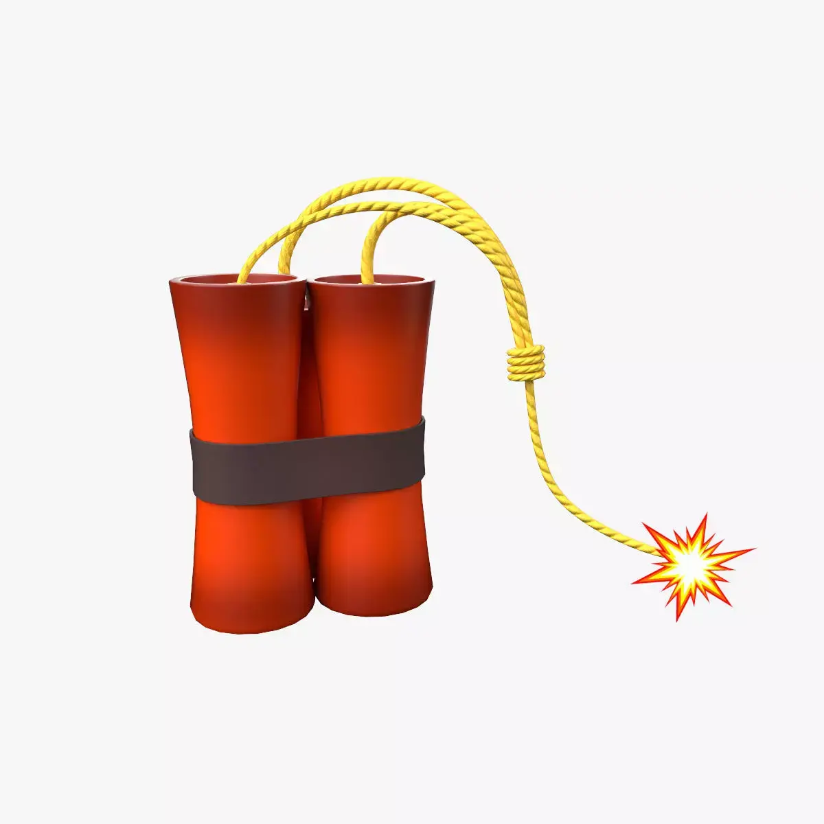 Stylized bomb 3D model purchase