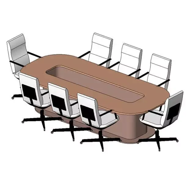 Table Conference 8 Seater 2 Free 3D model