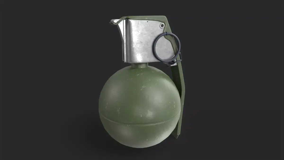 M67 Hand Grenade 3D model purchase