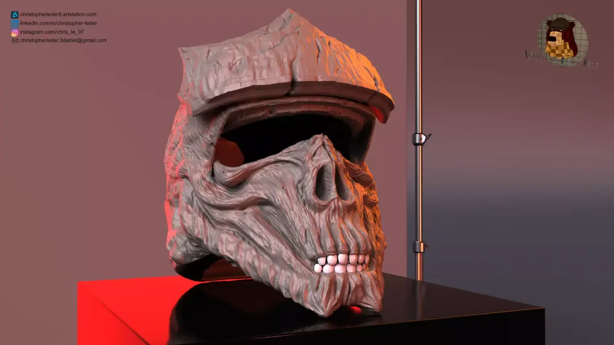 Star Wars Shore Trooper Skull Helmet  3D print model purchase