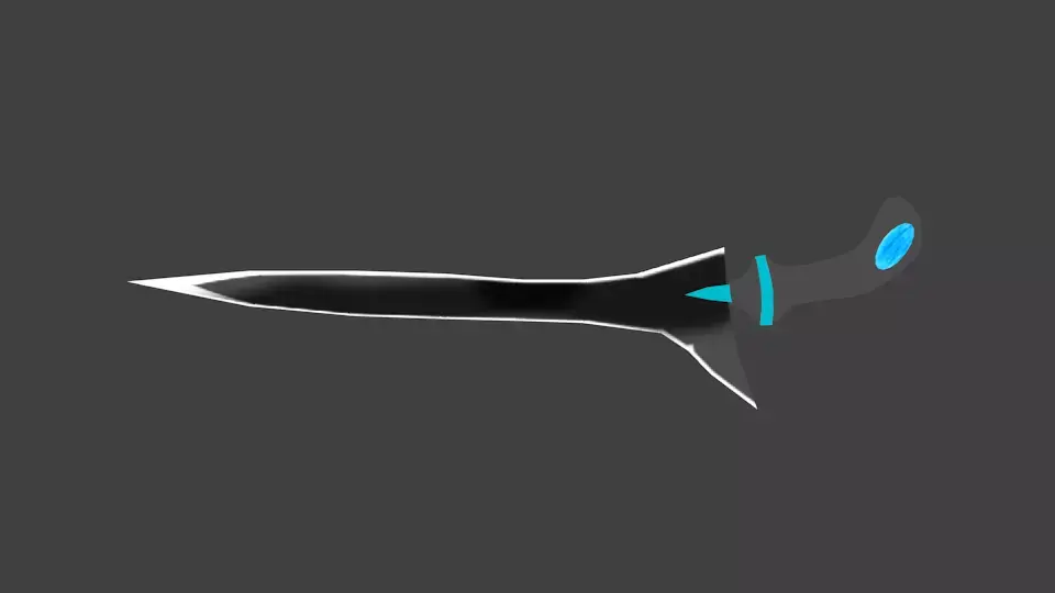 Keris-1 Low-poly 3D model