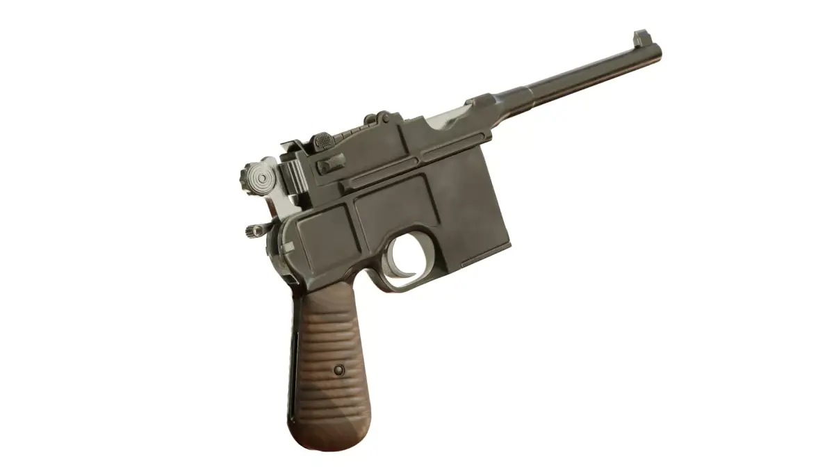 Mauser C96 3D model get
