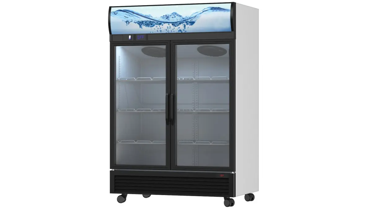 Detailed Commercial Fridge 3D model