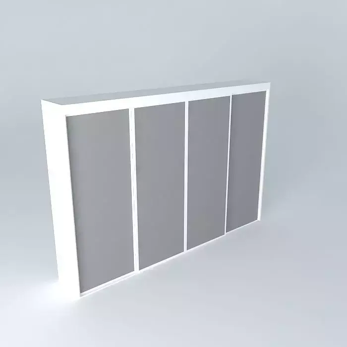 Detailed closet with clothes and boxes Free 3D model