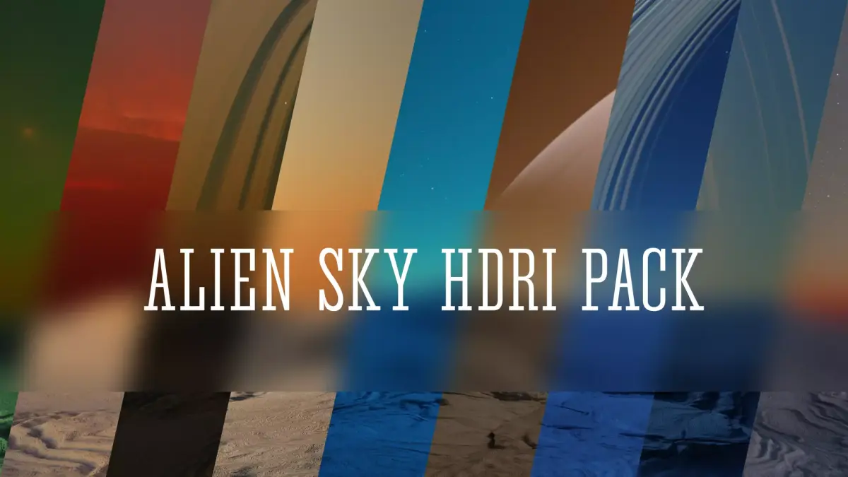 9 8K Alien Sky And Atmosphere Hdri Pack Low-poly 3D model