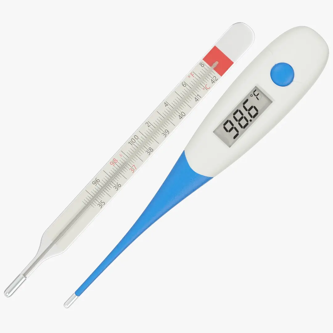 Thermometers Collection Fahrenheit V2 3D model