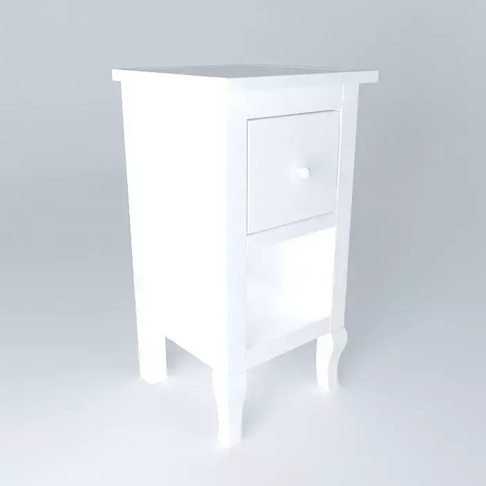 Nightstand with drawer Free 3D model
