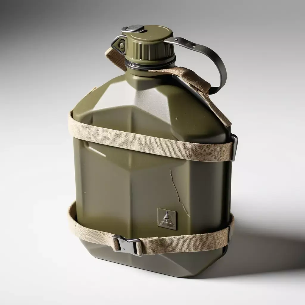 Military Canteen Water Bottle 3D model