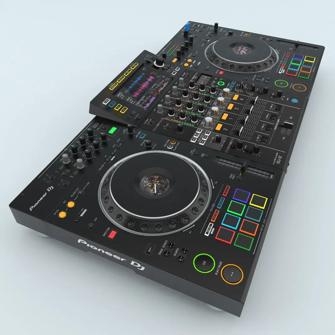Professional DJ system Black Pioneer XDJ-XZ 3D model
